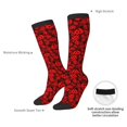 thumbnail image 6 of Fotbe Ladybugs 1 print Women's Men's Novelty Crew Socks Cotton Socks Knee High Socks for Walking,Running,Nurses,Pregnancy, 6 of 8