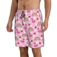 thumbnail image 2 of Logiee Cute Flamingo Print Mens Swim Trunks Quick Dry Board Shorts,Breathable Hawaii Beach Shorts Swimwear Bathing Suits-Medium, 2 of 6