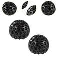 thumbnail image 6 of deevoka 2 Pieces Ceramic Toilet Bolt Covers Practical Toilet Decoration for Bathroom Black, 6 of 9