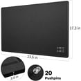 thumbnail image 4 of Large Bulletin Board Large Cork Board Alternative for Wall x Felt Board Foldable Notice Board Pin Board Vision Board -, 4 of 7