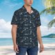 thumbnail image 3 of Balery Romantic Eiffel Tower Camisas hawaianas de manga corta para hombre, camisas playeras de corte holgado, camisas de vacaciones con botones,Large, 3 of 7
