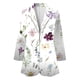 thumbnail image 2 of Chaquetas de traje clásico Chaqueta de traje de manga larga con solapa y estampado de flores versátil para mujer otoño e invierno temperamento informal y cómodo,blazer moda（Rosa， L), 2 of 5