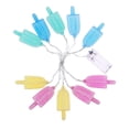 thumbnail image 1 of RBCKVXZ Cadena de luces de paleta, luces decorativas de verano para patio exterior, luces LED para dormitorio, luces decorativas de verano para hotel, luces decorativas de paleta para jardín de, 1 of 8