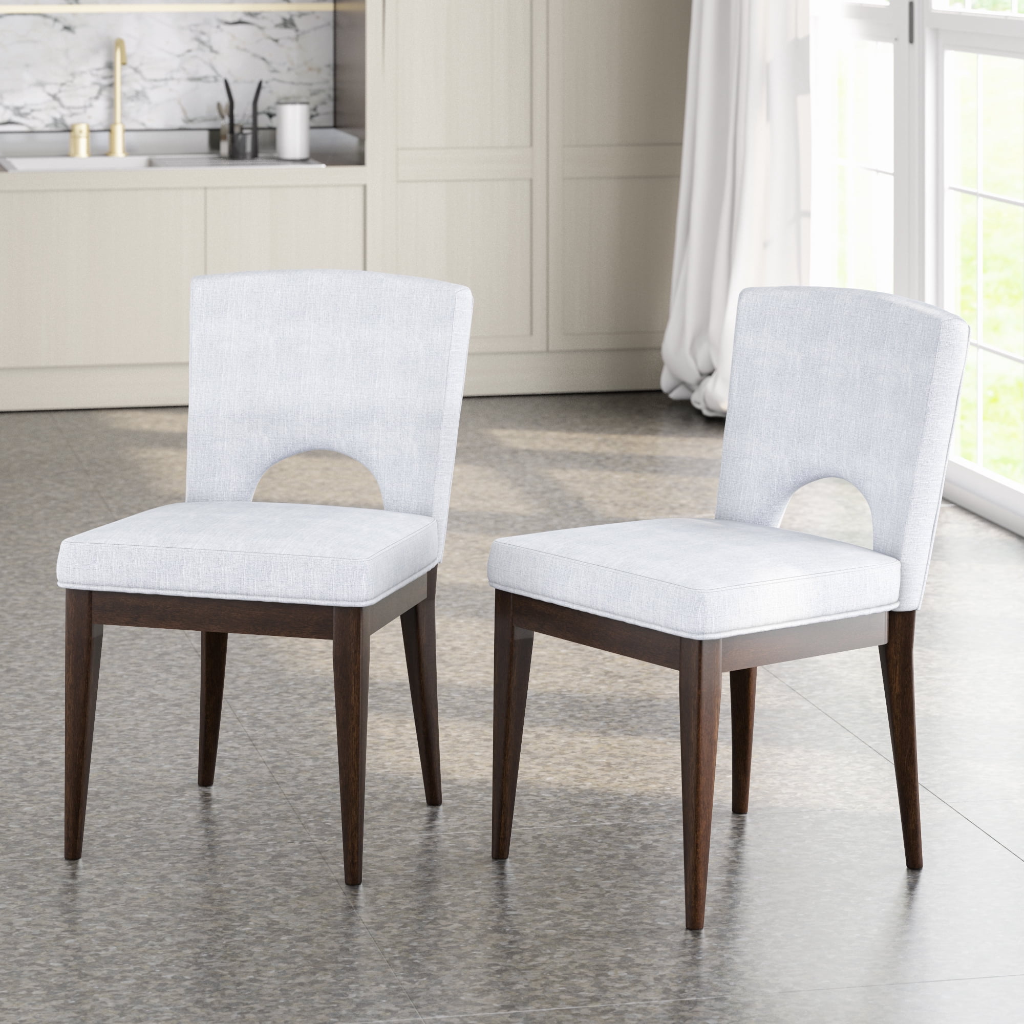 Twin Star Home Upholstered Dining Chairs, Set of 2