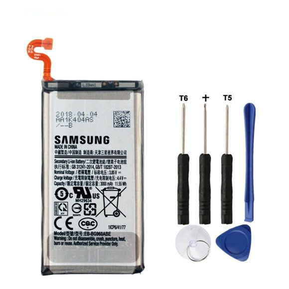 Replacement Battery with Tools for Samsung Galaxy S9 (G960), EB-BG960ABE EB-BG960ABA EB-BG960ABU