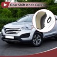 thumbnail image 2 of Ofertas Únicas 1 Pc Cubierta de Perilla de Cambio de Marchas para Hyundai Tucson 2015-2018 Negro Beige, 2 of 6