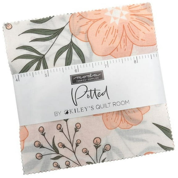 Moda -Potted Charm Pack by Kiley's Quilt Room 42 pcs