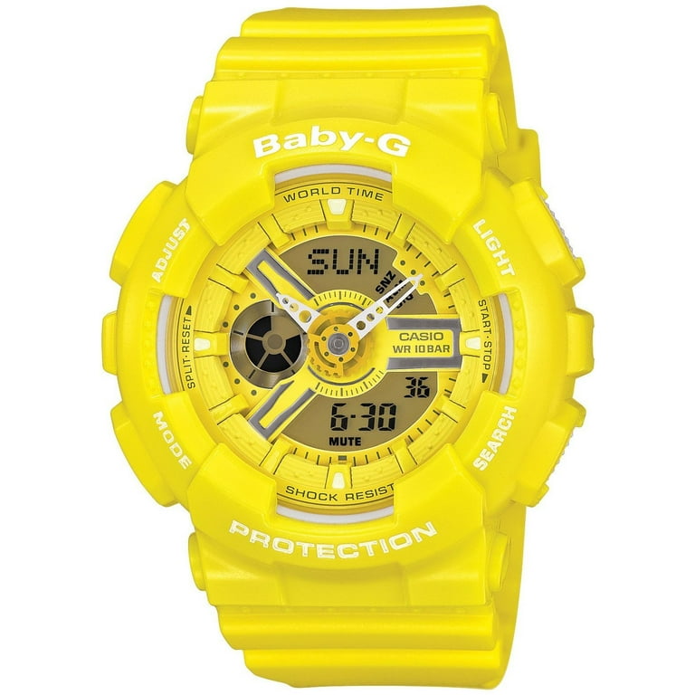 Baby g yellow watch sale