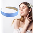 thumbnail image 5 of Unique Bargains Headband Hair Band for Women Non-Slip 1 Inch Wide Blue, 5 of 7