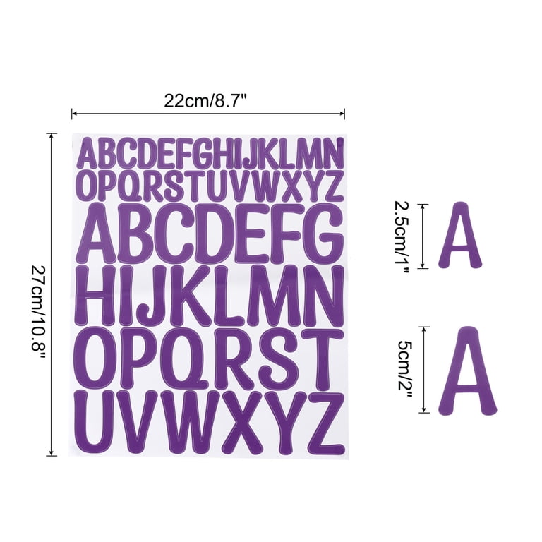 2080 Pcs 10 Sheets Small Letter Stickers,1/2 Inch Self Adhesive Alphabet Stickers...