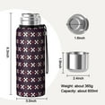 thumbnail image 7 of Halloween Pattern 20oz Stainless Steel Thermal Bottle with Tea Filter and Cup Lid, Vacuum Insulated Coffee Mug with 316L Inner Liner, Leakproof Travel Thermos for Office, Commute & Outdoor, 7 of 7
