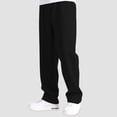 thumbnail image 2 of NIEWTR Men's Casual Pants Lightweight Quick Dry Hiking Running Workout Outdoor Sports Sweat Pants Business Casual Pants For Men (S,Z03-Black), 2 of 9