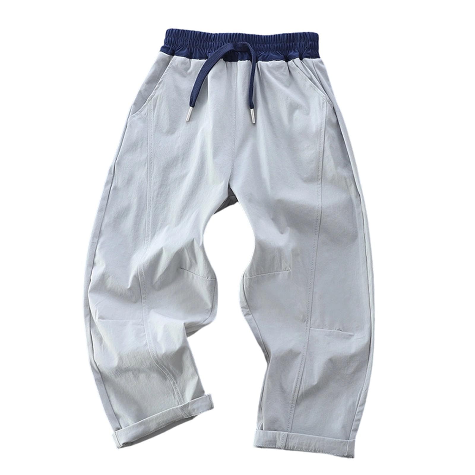 XIYON Boys Pants Outdoor Pants For Big Kids And Girls Color Sport With Balloon Design Playwear Trousers Streetwear 6-7 Years