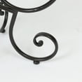 Round Deco Scroll End Table