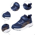 thumbnail image 5 of NIEWTR Boys Slip-On Sneakers Kids Sparkle Pop Lightweight Jelly Sole Walking Shoes for Walking, Running, Gym and Fitness Training(Blue,12.5), 5 of 8