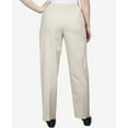 thumbnail image 5 of Alfred Dunner Womens Petite Soft Twill Mid-Rise Regular Fit Straight Leg Casual Pant, 5 of 6