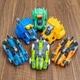 thumbnail image 4 of Juguete de coche de dinosaurio 2 en 1 para niños, figuras de transformación de camión monstruo, juguetes de Robot de deformación para niños y niñas, regalo de cumpleaños, 4 of 4