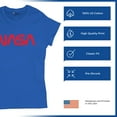 thumbnail image 6 of Vintage NASA Worm Logo T-Shirt Astronaut Space Exploration Emblem Women's Tee, 6 of 7