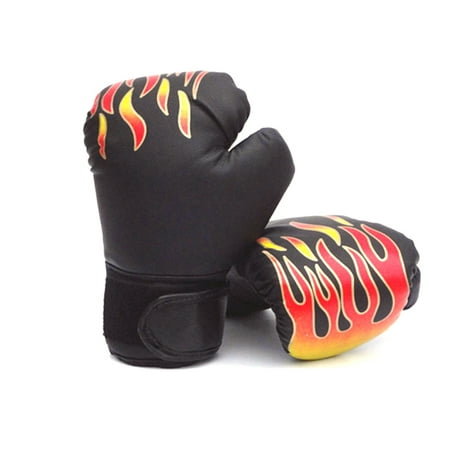 TiooDre Children Boxing Gloves Professional Flame Mesh Breathable PU ...