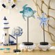thumbnail image 2 of Decoración de madera con forma de concha de estrella de mar con forma de tortuga costera de Maitys, 3 unidades, 2 of 6