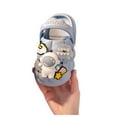thumbnail image 3 of Baby Kid Summer Slippers Cartoon Astronaut Non-Slip Shower Pool Slide Sandals Lightweight Beach Home Shoes for Girls and Boys, 3 of 3