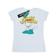 thumbnail image 1 of Animaniacs Womens The Brain World Domination Cotton T-Shirt, 1 of 3