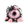 thumbnail image 2 of Halloween Acrylic Decorations - Pink & Black Witch Eyeball Tabletop Decor Centerpieces Spooky Gothic Art Ornament for Home Party Display,Unique Holiday Gift,Spider Eyeball,1 PC, 2 of 7