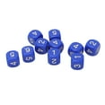 thumbnail image 4 of 20 Pcs 6 Côtés Chiffres, 4 Couleurs, Design Coins Arrondis Ensemble en Plastique Outils Éducatifs pour Jeux de Société, 4 of 8