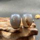 thumbnail image 1 of Nvzi 10 piezas de cuentas redondas en forma de cubo gris con agujeros grandes, 16 × 18 mm de diámetro, accesorios de joyería de 5 mm, 1 of 5