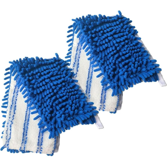 2 Pack Microfiber Mop Refills Compatible with O-Cedar Dual-Action Flip Mop Resuable Replacement Mop Heads for Dry & Wet Use