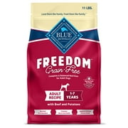 Blue Buffalo Freedom Grain-Free Natural Adult Dry Dog Food, Beef & Potatoes, 11-lb. Bag