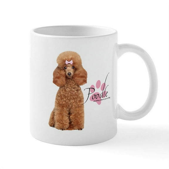 CafePress - Poodle Mugs - 11 oz Ceramic Mug - Novelty Coffee Tea Cup