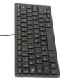 thumbnail image 3 of Computer Keyboards Ergonomic Design UltraThin Mini Durable Wired 78 Keys Mechanical Keyboard for PC Laptops Cyrillic Keyboard, 3 of 8