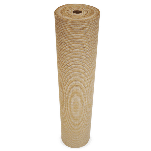 Coolaroo Shade Fabric Roll; 90 UV Block; 12'x50'; Wheat