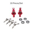 thumbnail image 3 of Vogacara 1/28 Control remoto coche Metal diferencial actualizaciones modificación eje de transmisión Kit reemplazo pieza DIY rodamiento accesorios Kits de construcción modelo Rojo Vogacara FN009996-02B, 3 of 6