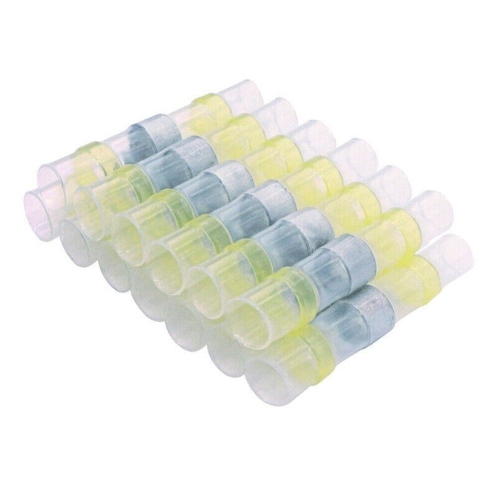 250PCS Solder Seal Sleeve Heat Shrink Butt Wire Connectors Terminals Mixed Set