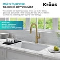 thumbnail image 2 of Kraus Kore Workstation 8.13-in x 14.75-in Silicone Sink Mat, 2 of 8