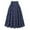 Dark Blue, variant on MIXUE Skirts For Women Summer Dots Print Pleated Elastic High Waist Fashion Casual Retro Maxi Skirt Daily-Wear,Black,L