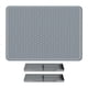 thumbnail image 1 of Tapete para secar platos, cubierta para estufa, fácil de limpiar y secar, escurridor de platos multiusos para cocina. Gris, 1 of 9