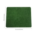 thumbnail image 2 of Artificial Grass, Durable Material, Quick Drainage Pet Friendly Turf for Dog Training Area, Indoor Outdoor Use, Weatherproof, Non Slip Grip, Easy to Clean, Pack of 2, 2 of 6
