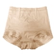thumbnail image 5 of High Waisted Shapewear For Panties Mid Thigh Shorts Seamless Firm Compression Beige L, 5 of 5
