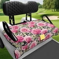 thumbnail image 4 of Uourmeti Golf Cart Seat Cover Non-Skid, Compatible with Golf Carts Sports, Golf Cart Seat Towel Cover Fit for EZGO TXT RXV Club Cars, Rose Animal Print, 4 of 8