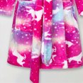 thumbnail image 6 of TOWED22 Kid Fleece Hooded Robes Girls Cartoon Bathrobes Boys Soft Plush Sleepwear Toddler Fuzzy Pajamas, 6 of 6
