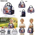 thumbnail image 5 of Xoenoiee Cardinal Moon Cherry Blossom Print Kids Backpack with Lunch Box Set Elementary/Middle School Bag Bookbag Lunch Bag Pencil Case 3Pcs Kindergarten Schoolbag Lightweight Daypack for Boys Girls, 5 of 6