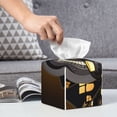 thumbnail image 6 of Naloa Casino Cards Tissue Box Cover Leather Tissue Holder Square Facial Tissue Case for Bathroom, Vanity Countertop, Tabletop, Car, 6 of 7