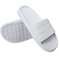 thumbnail image 2 of 50 Pack of Bulk Wholesale Waterproof Flip Flop Slides Sandals for Women, Weddings, House Guests, Indoor and Backyard Outdoor in White, 2 of 7