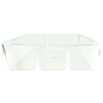 thumbnail image 7 of Mainstays 3-Pack Clear Plastic Drawer Organizer Divided Compartment Set, 7 of 7