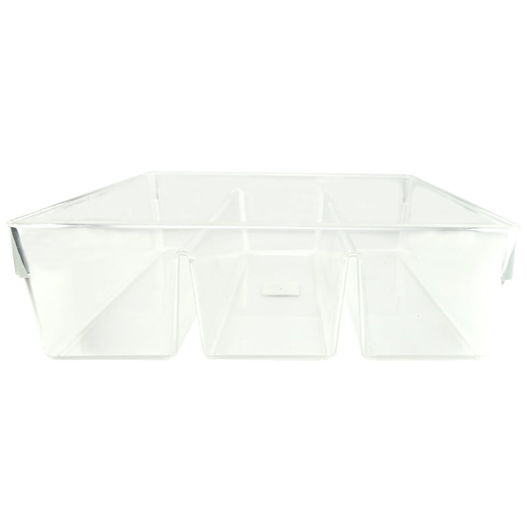 23 PCS Clear Plastic Drawer Organizers Set, CHEFSTORY 4-Size