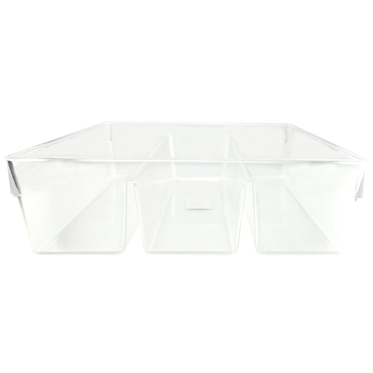 Mainstays 3-Pack Clear Plastic Drawer Organizer photo 6