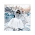 thumbnail image 4 of New Womens UPF 50+ Sunscreen Lightweight Women Sun Protection Clothing Running SPF Shirts Summer Breathable T Shirts Hooded Crop Lightweight Quick Dry Hoodie Shirts Workout Jacket Outdoor White, 4 of 6